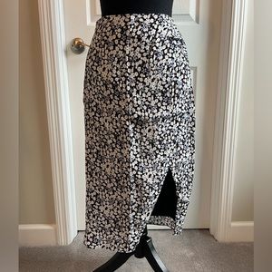 Abercrombie and Fitch Floral Midi Skirt